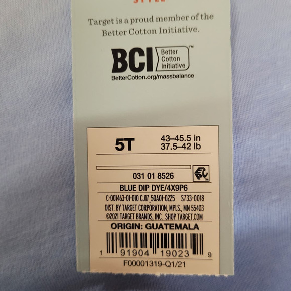 Toddler Girls' Mermaid Dip-Dye Tank Top, Blue, 5T, 37.5-42 lb. 43-45.5 in. - Picture 3 of 3